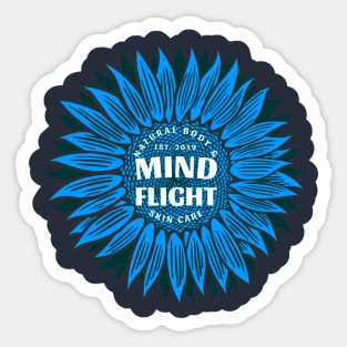 Mind Flight Sunflower Sticker